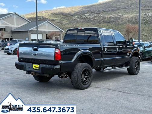 Tuxedo Black Metallic 2015 Ford F-350 Platinum
