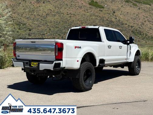 White Metallic 2024 Ford F-450 Platinum