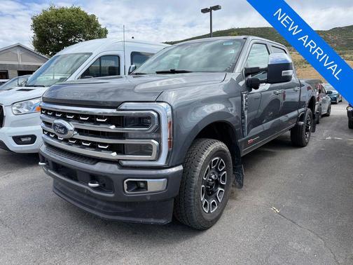 Gray 2024 Ford F-350 Platinum