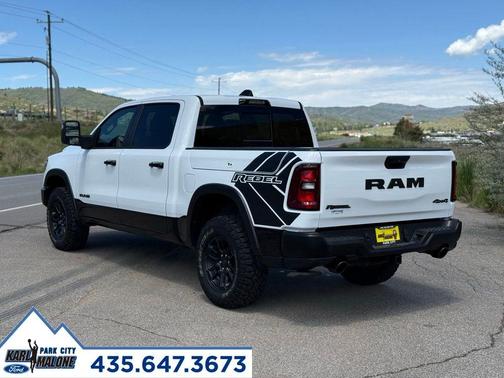 Bright White Clearcoat 2025 RAM 1500 Rebel
