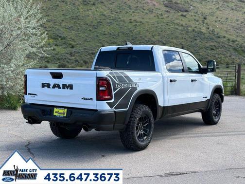 Bright White Clearcoat 2025 RAM 1500 Rebel