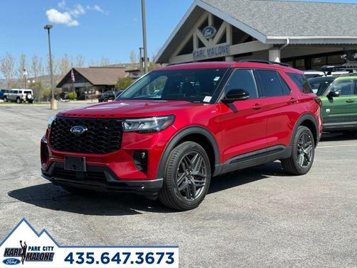 Red Metallic 2025 Ford Explorer ST-Line