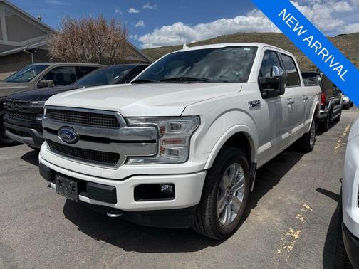 White Platinum Clearcoat Metallic 2019 Ford F-150 Platinum