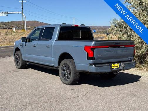 Azure Gray Metallic 2023 Ford F-150 Lightning LARIAT