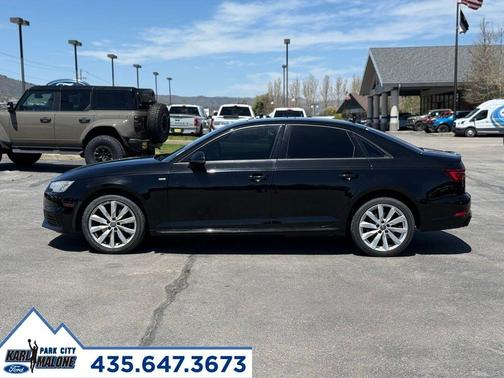Brilliant Black 2018 Audi A4 2.0T ultra Premium