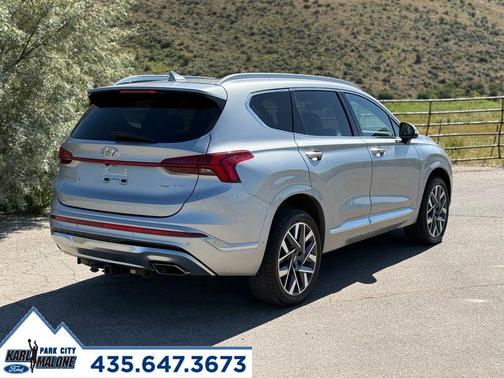 Shimmering Silver Pearl 2022 Hyundai SANTA FE Calligraphy