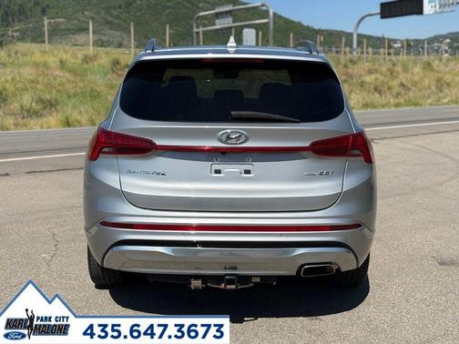 Shimmering Silver Pearl 2022 Hyundai SANTA FE Calligraphy