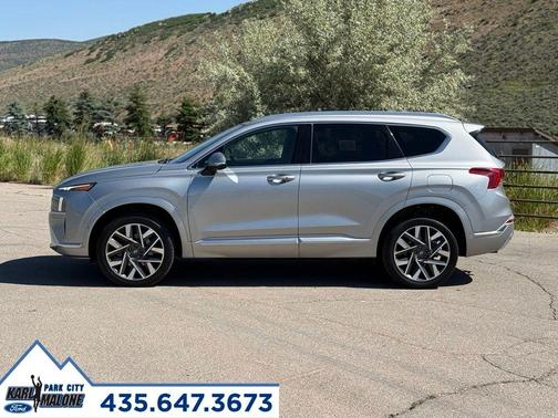 Shimmering Silver Pearl 2022 Hyundai SANTA FE Calligraphy
