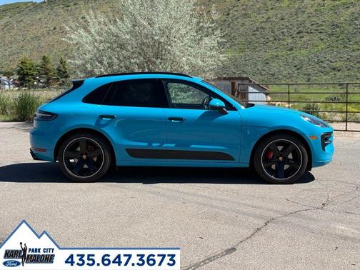 Blue 2020 Porsche Macan GTS