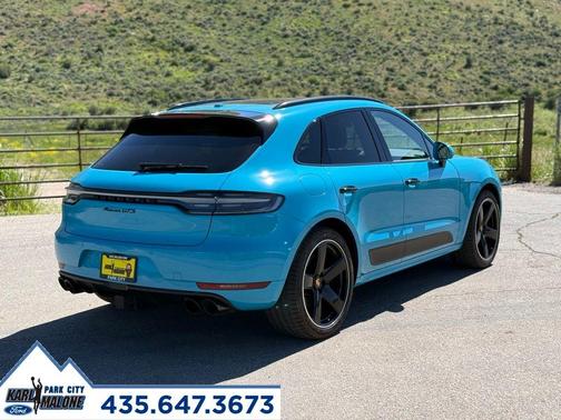 Blue 2020 Porsche Macan GTS