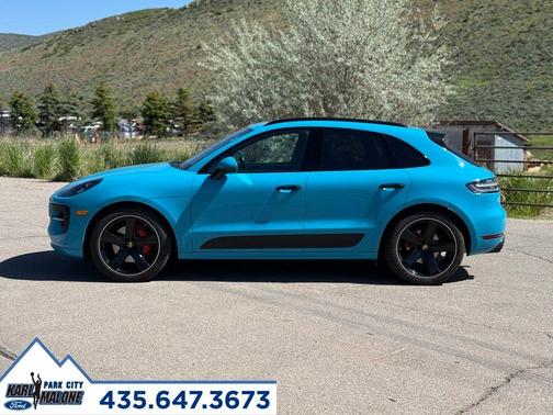 Blue 2020 Porsche Macan GTS