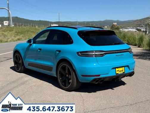 Blue 2020 Porsche Macan GTS