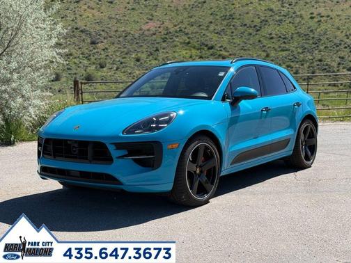 Blue 2020 Porsche Macan GTS