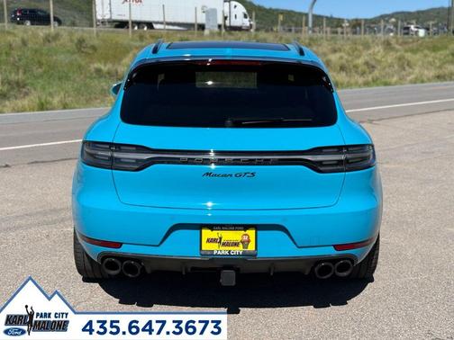 Blue 2020 Porsche Macan GTS