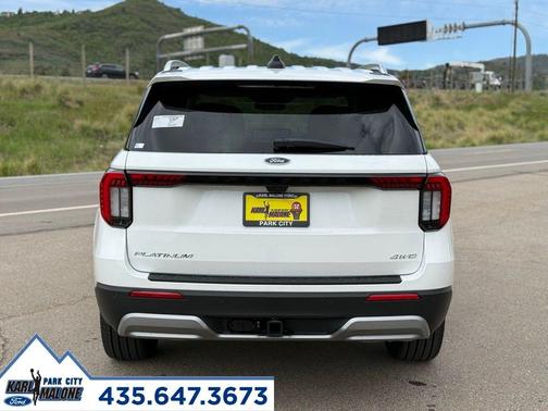 Star White 2026 Ford Explorer Platinum