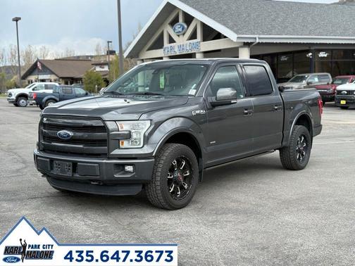 Gray 2016 Ford F-150 Lariat
