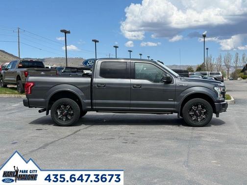 Gray 2016 Ford F-150 Lariat