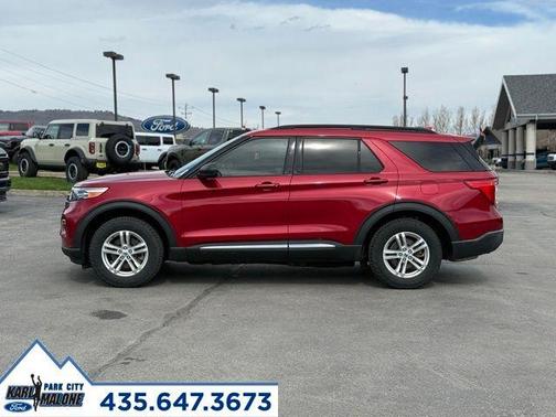 Red Metallic 2020 Ford Explorer XLT