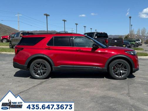 Red Metallic 2025 Ford Explorer ST-Line