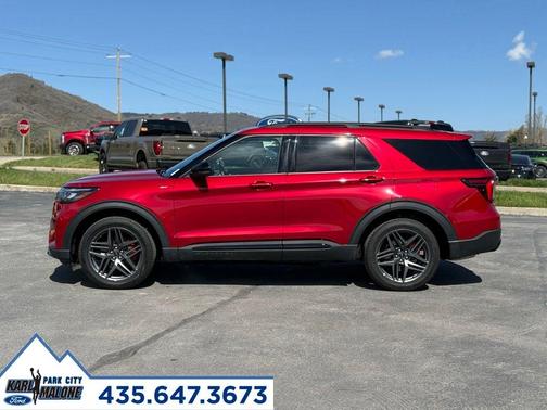 Red Metallic 2025 Ford Explorer ST-Line