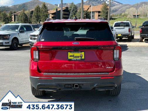 Red Metallic 2025 Ford Explorer ST-Line