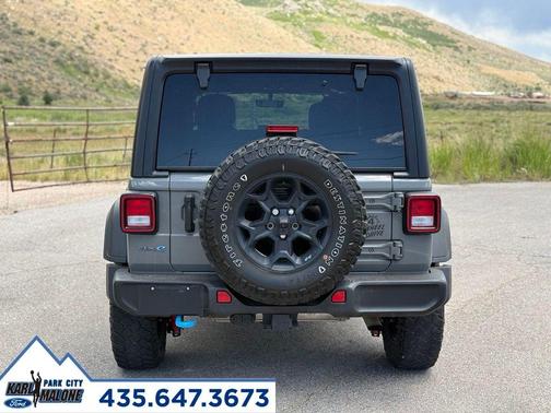 Sting Gray Clearcoat 2023 Jeep Wrangler 4xe Base