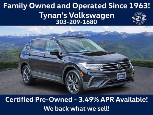 Deep Black Pearl Effect 2022 Volkswagen Tiguan 2.0T SE SUV