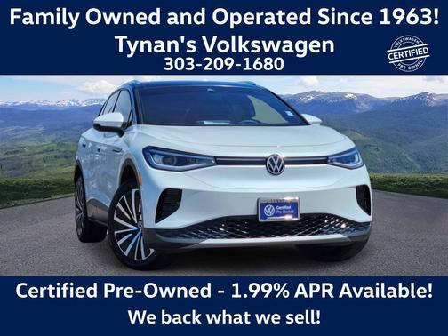 Opal White / Black Roof 2023 Volkswagen ID.4 Pro S Plus