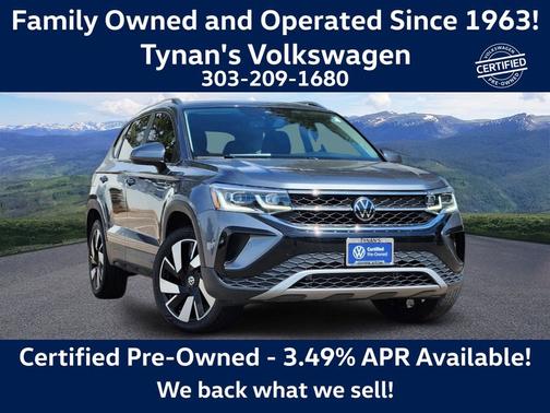 Platinum Gray Metallic 2023 Volkswagen Taos 1.5T SEL