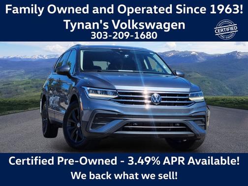 Platinum Gray Metallic 2024 Volkswagen Tiguan 2.0T SE