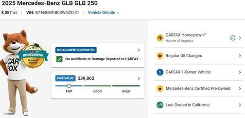 Night Black 2025 Mercedes-Benz GLB 250 Base