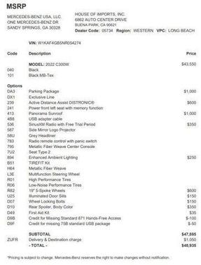 2022 Mercedes-Benz C-Class Sedan