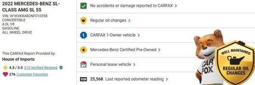 2022 Mercedes-Benz AMG SL 55 Base