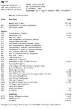 2022 Mercedes-Benz AMG SL 55 Base