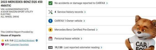 2023 Mercedes-Benz EQS 450 4MATIC