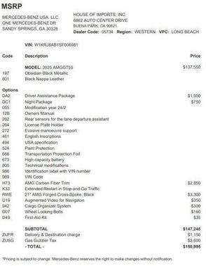 2025 Mercedes-Benz AMG GT 55 Base