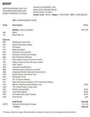 2024 Mercedes-Benz GLC 300 Base