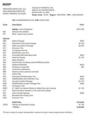 2023 Mercedes-Benz EQS 450 4MATIC