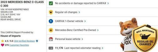 2023 Mercedes-Benz C-Class C 300