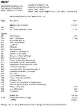 2025 Mercedes-Benz GLC 300 Base