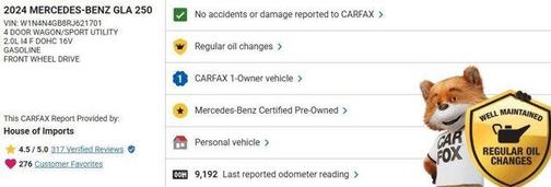 2024 Mercedes-Benz GLA 250 Base