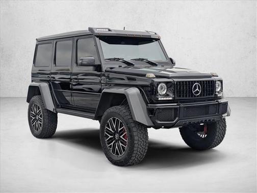 Obsidian Black Metallic 2017 Mercedes-Benz G 550 4x4 Squared Base