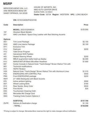 Obsidian Black Metallic 2023 Mercedes-Benz EQS 580 4MATIC