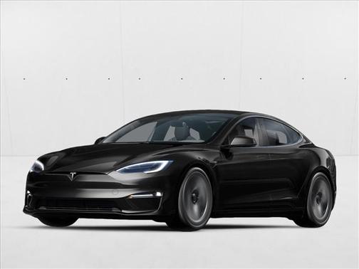 Solid Black 2021 Tesla Model S Plaid