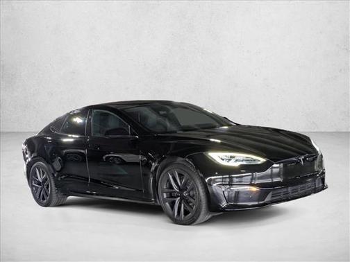 Solid Black 2021 Tesla Model S Plaid