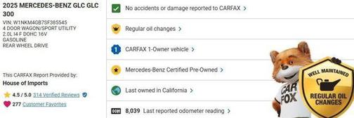2025 Mercedes-Benz GLC 300 Base