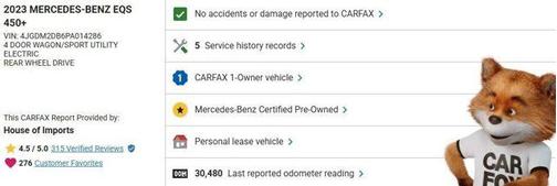 2023 Mercedes-Benz EQS 450 4MATIC