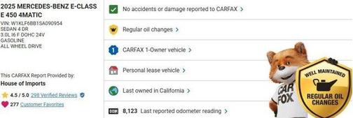 2025 Mercedes-Benz E-Class 4MATIC