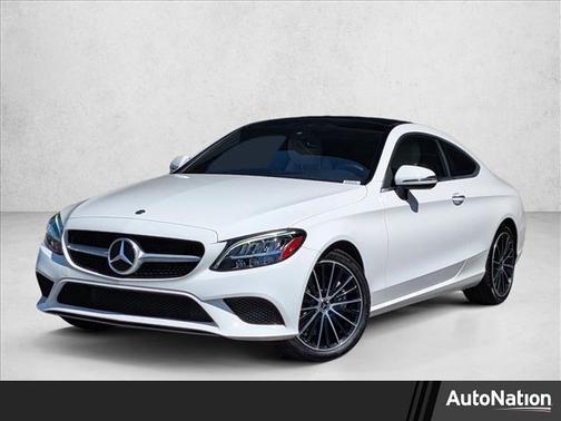 Polar White 2021 Mercedes-Benz C-Class Coupe