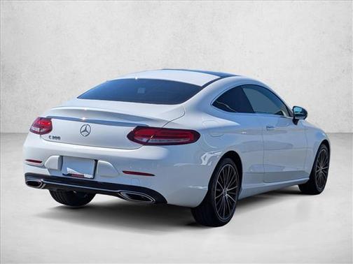 Polar White 2021 Mercedes-Benz C-Class Coupe